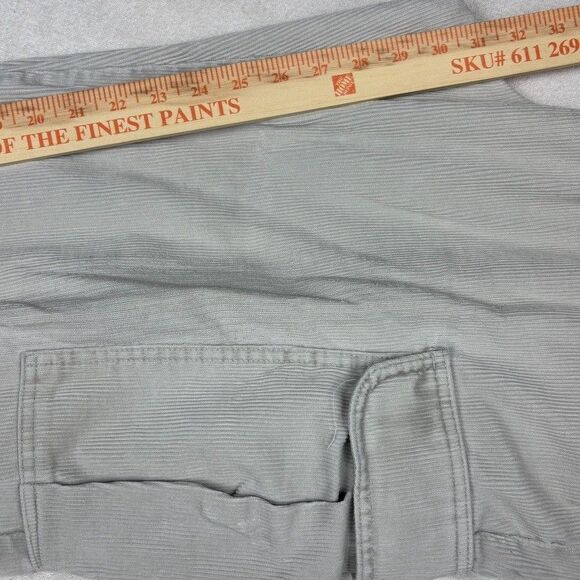 Vintage 90s Y2K Levi’s SilverTab Corduroy Cargo Pants 38x32 Gray Baggy Oversized - Picture 6 of 9